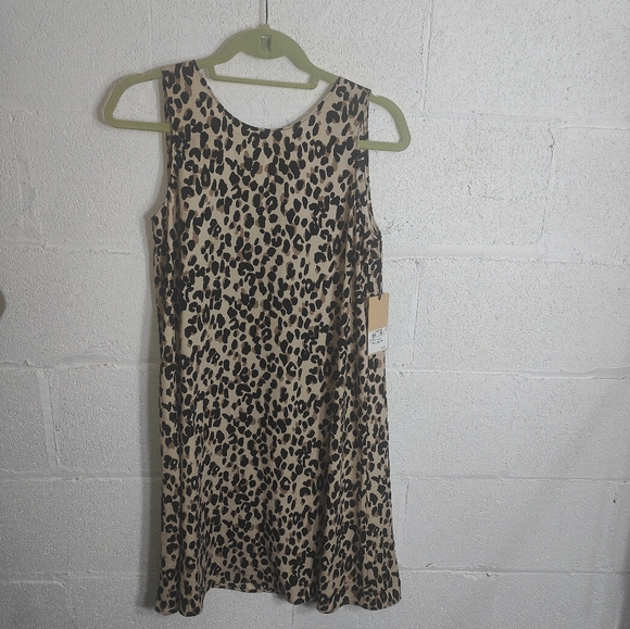 NWT $59 Halogen Leopard Print Dress - Picture 3 of 13